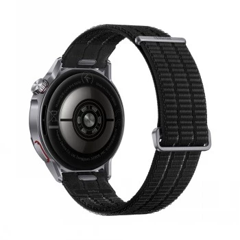 Smartwatch HUAWEI GT Runner 2 — 1.32 inch (3.35 cm) AMOLED 466×466, Titanium case, GPS, Fluoroelastomer black strap