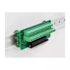 DeLOCK D-Sub 37 pin female to Terminal Block for DIN rail Width 51 mm Depth 116 mm Height 30 mm