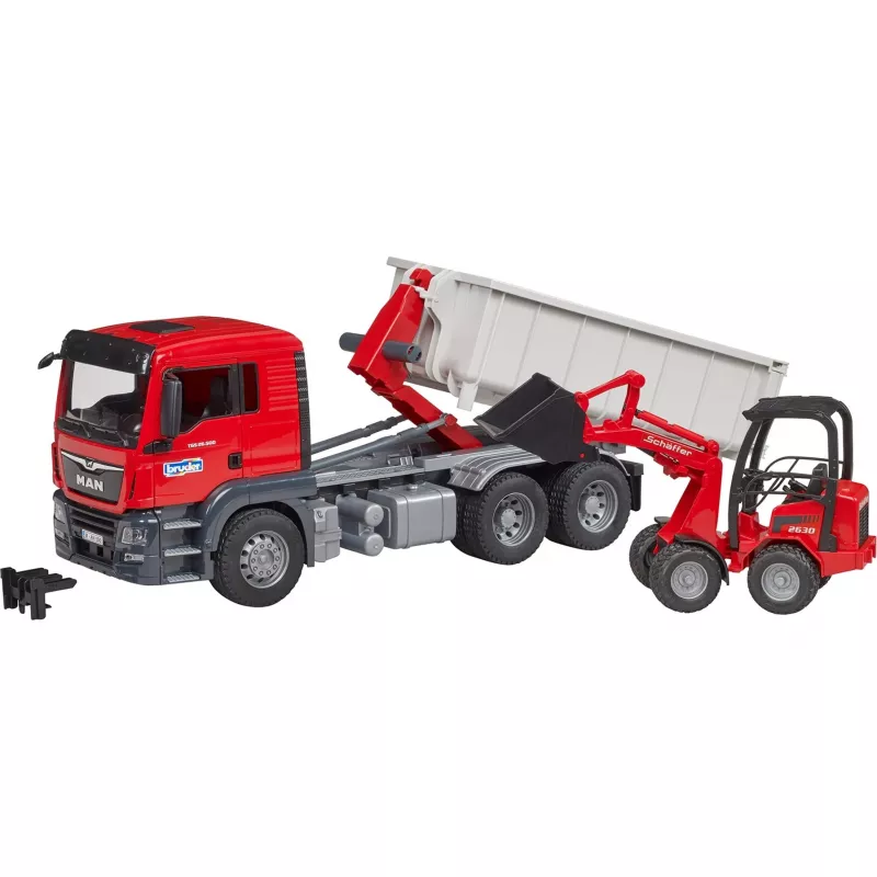 Truck & track set BRUDER MAN TGS Truck Multicolour