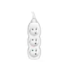 Tracer PowerCord Extension Lead, 3 Sockets, 3m, White