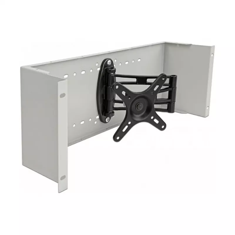 Flat panel mount arm DeLOCK 19 inch Monitor Arm grey 10 kg capacity