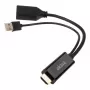 HDMI to DisplayPort Adapter cable Akasa AK-CBHD24-25BK