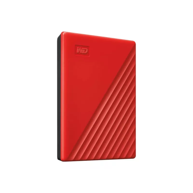WD My Passport WDBYVG0020BRD - Festplatte - verschlüsselt - 2TB - extern (tragbar) - USB3.0 - 256-Bit-AES - Rot (WDBYVG0020BRD-WESN)