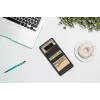 Smartphone case man and wood for Samsung Galaxy Note 8 — white ebony black finish