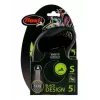 FLEXI Black Design S - retractable leash - 5 m