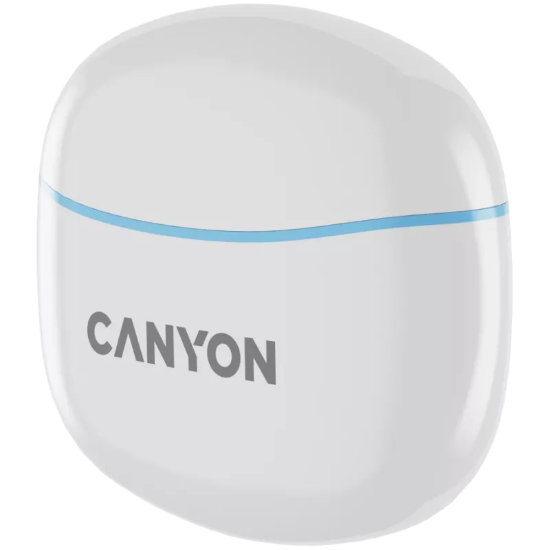 Canyon TWS-5 CNS-TWS5BL Headphones – True Wireless – Bluetooth 5.3 – In-Ear – USB-C Ladecase – Touch-Steuerung – to 38h Laufzeit – Black