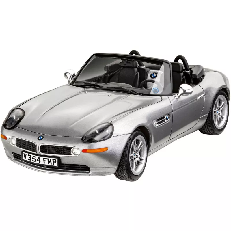 Scale model car REVELL BMW Z8 1:24 die-cast kit, assembled model for display