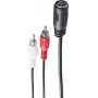 Audio Cable ShiverPeaks BS10501 0.2m DIN (5-pin) 2 x RCA Black