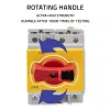 Qoltec 52611 DC isolator with locking function | Main switch | 1200V | 32A | 8kV | 4P