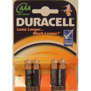 Duracell | AAA/LR03 | Alkaline Basic MN2400 | 4 pc(s)