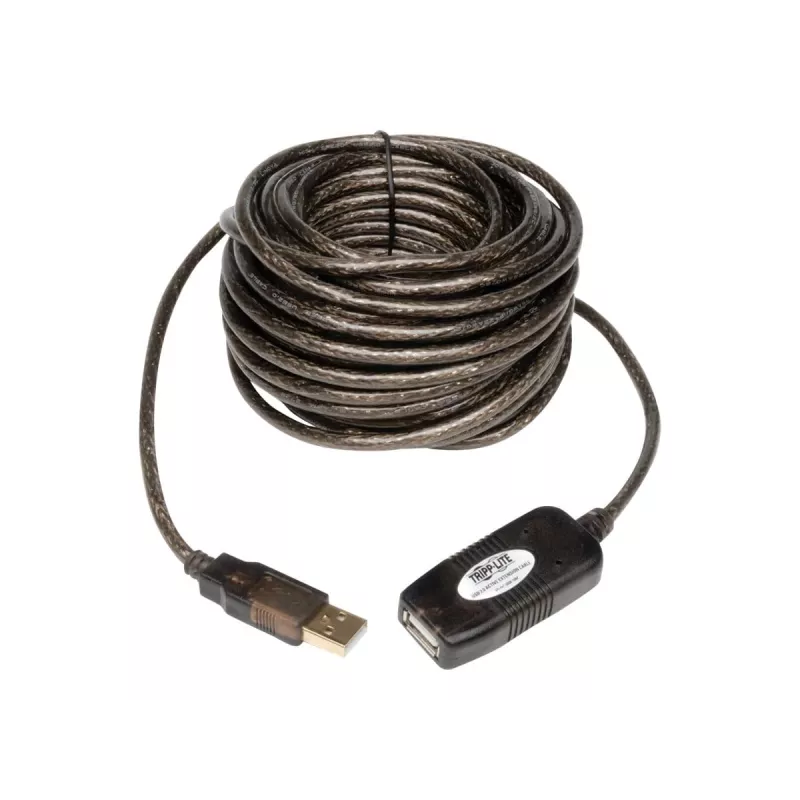Tripp Eaton Tripp Lite Series 10M USB 2.0 Hi-Speed Active Extension Repeater Cable USB-A M/F 33' 33ft 10 Meter - USB-Extension Cable - USB (M)