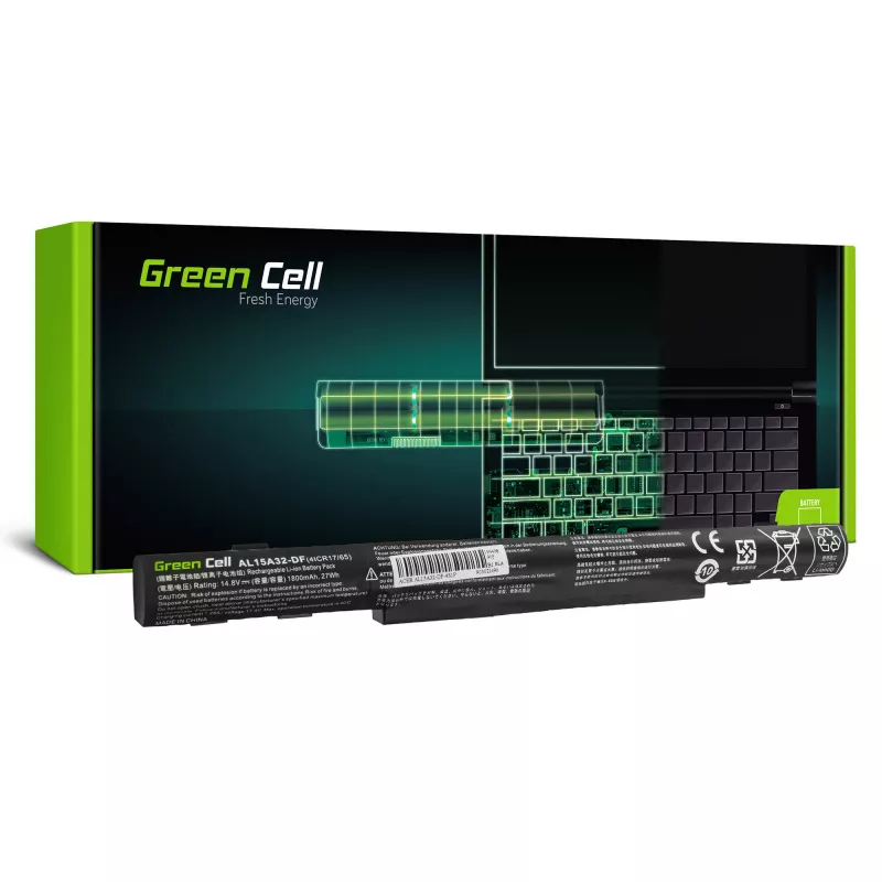 Battery Green Cell AC68 for Acer E5-573 E5-573G E5-573TG V3-574 V3-574G TravelMate P277