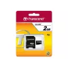 Flash Card Transcend 2GB MicroSD TS2GUSD