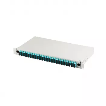 Patch panel A-LAN DN-96422/3 24x SC duplex OM3 gray