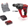 Cordless hammer drill EINHELL Power X-Change TE‑HD 18 Li, 18V, Li‑Ion 4.0 Ah Plus, with drill and chisel set