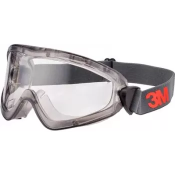 3M 2891S-SGAF Safety goggles Grey, Red