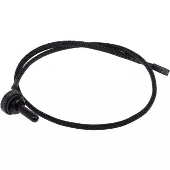 Alphacool Eiszapfen temperature sensor Plug G1/4 - temperature sensor for Liquid cooling system - Deep Black - 50 cm