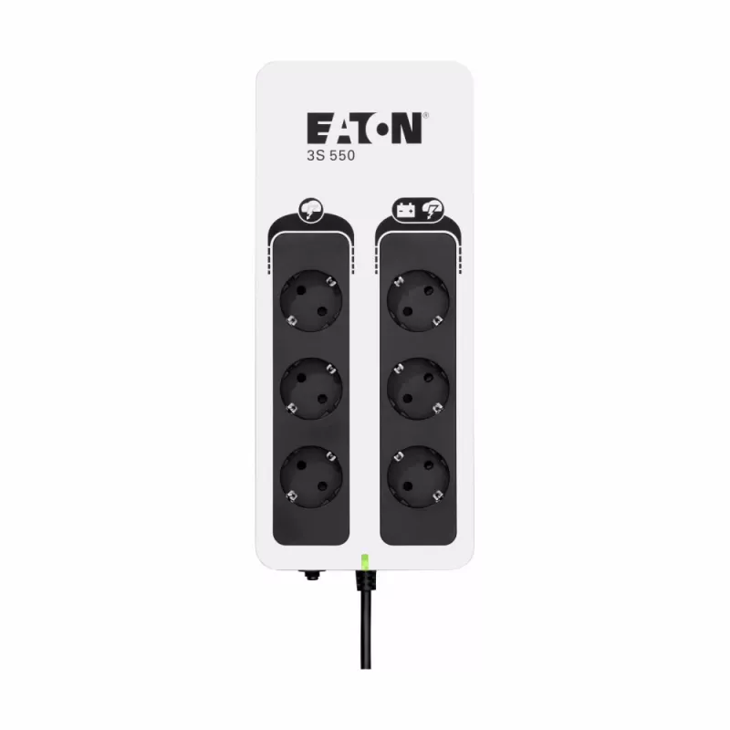 Eaton 3S 550 DIN 0.55 kVA 330 W 6 AC outlet(s)