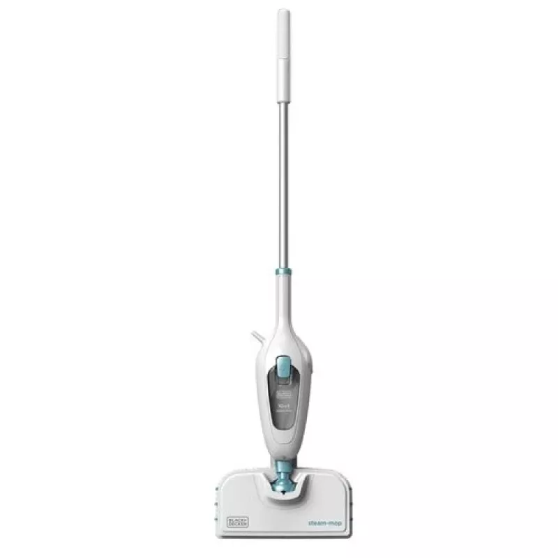 Steam cleaner Black & Decker FSMH13E10 — 1300 W, 120°C, 1.75 kg, 15 min runtime, 4.8 m cord, 9 accessories