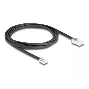 Telephone Cable DeLOCK 88036 RJ45 to RJ11 2m Black