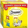 Cat treats Dreamies Cheese, Chicken, Salmon assortment 12×60 g — meaty solid snacks, Protein 31%, Fat 21%