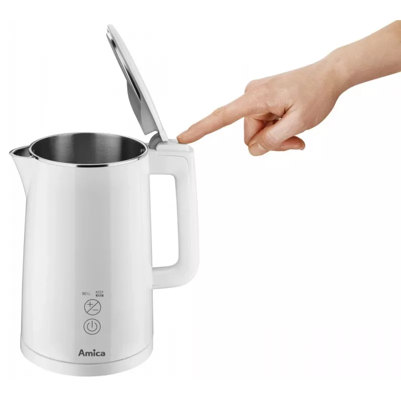 Electric kettle AMICA 1.5L 2200W Silver