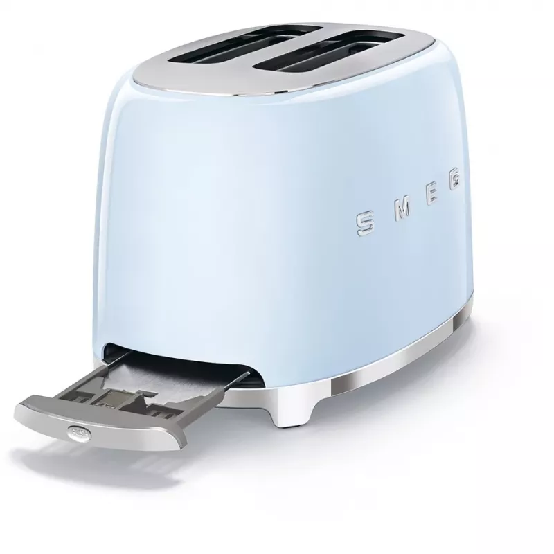 Smeg 50's Style Toaster TSF01PBEU Pastel Blue