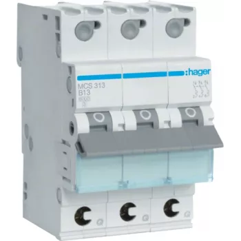Hager MCS313 Circuit Breaker C-type 3 (MCS313)