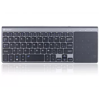 Wireless RF Full-size Keyboard TRACER TRAKLA46934, QWERTY English, 2.4 GHz Nano Receiver, Membrane, Black/Grey