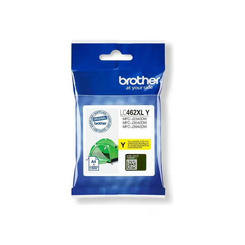 Brother LC462XLY ink cartridge 1 pc(s) Original High (XL) Yield Yellow