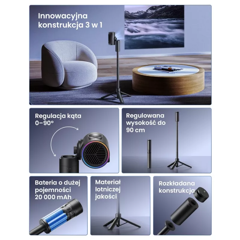 Power Bank with Tripod P0X1