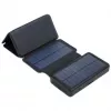 PowerNeed ES20000B Foldable Solar Panel with Power Bank, 9 W, 20000 mAh, Li-Poly, 2x USB 2A, Black