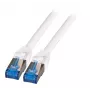 EFB-Elektronik RJ45 Patch Cable Cat.6A S/FTP TPECat.7 Raw Cable superflex White 2m Manufacturer: EFB Elektronik (K5525FWS.2)