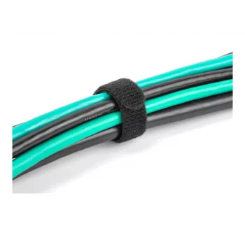 Hook & loop cable tie DeLOCK 19010 150x12mm black 10 pieces