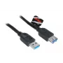 USB 3.0 Cable Akasa AK-CBUB02-15BK 1.5m Black