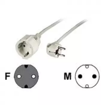 Hama 00047867 power extension 10 m 1 AC outlet(s) White