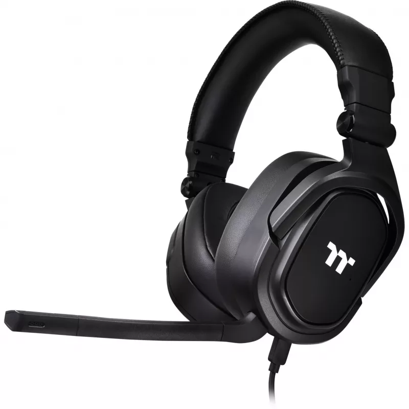Tt eSPORTS Argent H5 - Headset - Over-Ear - Wired - 3,5 mm Plug - Black (GHT-THF-ANECBK-30)