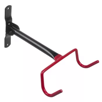 Wall-mounted bicycle rack MACLEAN MC-430, horizontal mount, holds up to 30 kg, black
