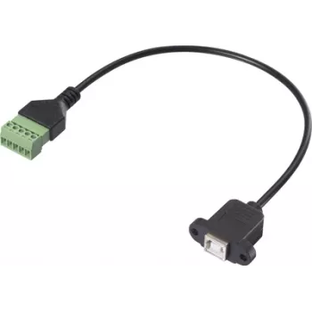 Renkforce USB 2.0 Adapter Cable[1x 2.0 Socket B - 1x Clamp Connection] RF-6443972 30 cm (RF-6443972)
