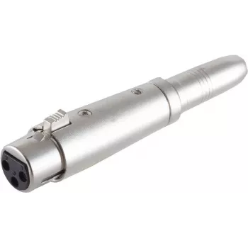 XLR to 6.3 mm Stereo Adapter ShiverPeaks 55051 — balanced XLR to 6.3 mm TRS adapter
