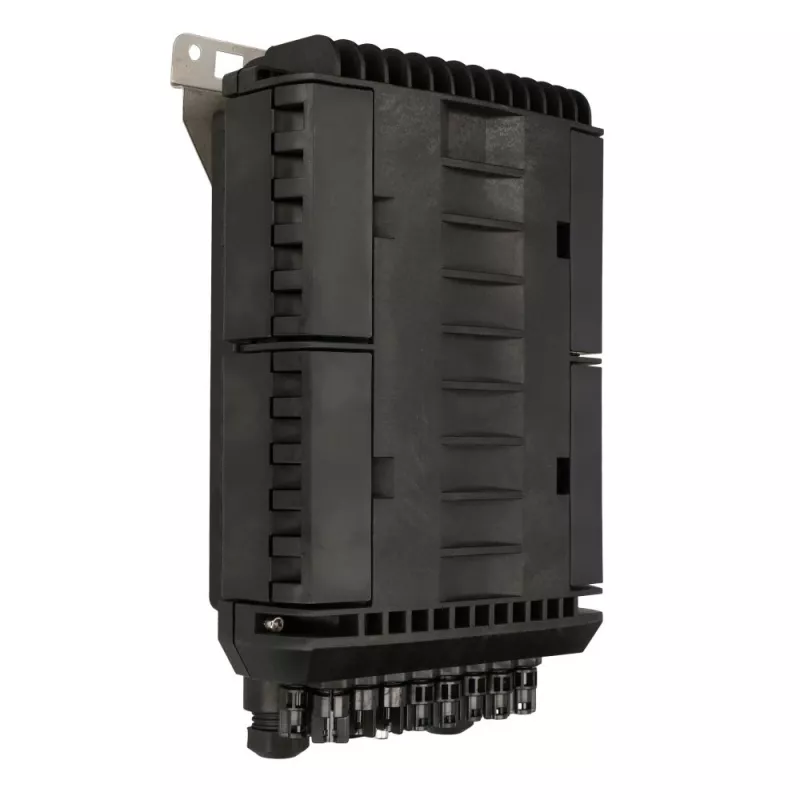 Fiber optic terminal box Extralink POLA 16-core, ABS housing, black
