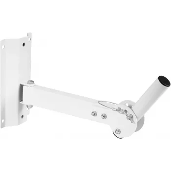 Wall mount Omnitronic WH-1 for speakers, maximum load 30 kg, white finish