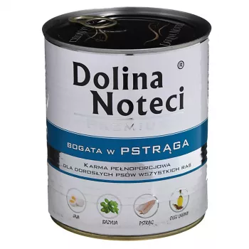 Wet dog food Dolina Noteci Trout Adult 800 g — grain-free, 12% protein, 6% fat
