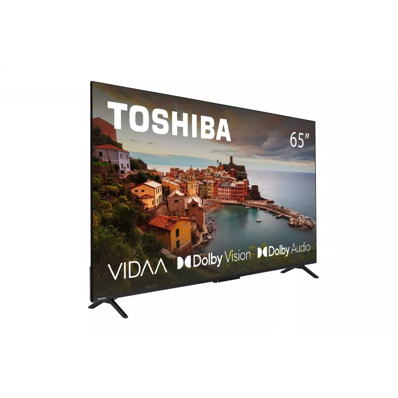 TV Toshiba 65UV2463DG 65 inch (165.1 cm) 4K Ultra HD DLED Smart TV, 3840×2160, VIDAA, Wi‑Fi, 300 cd/m², Black