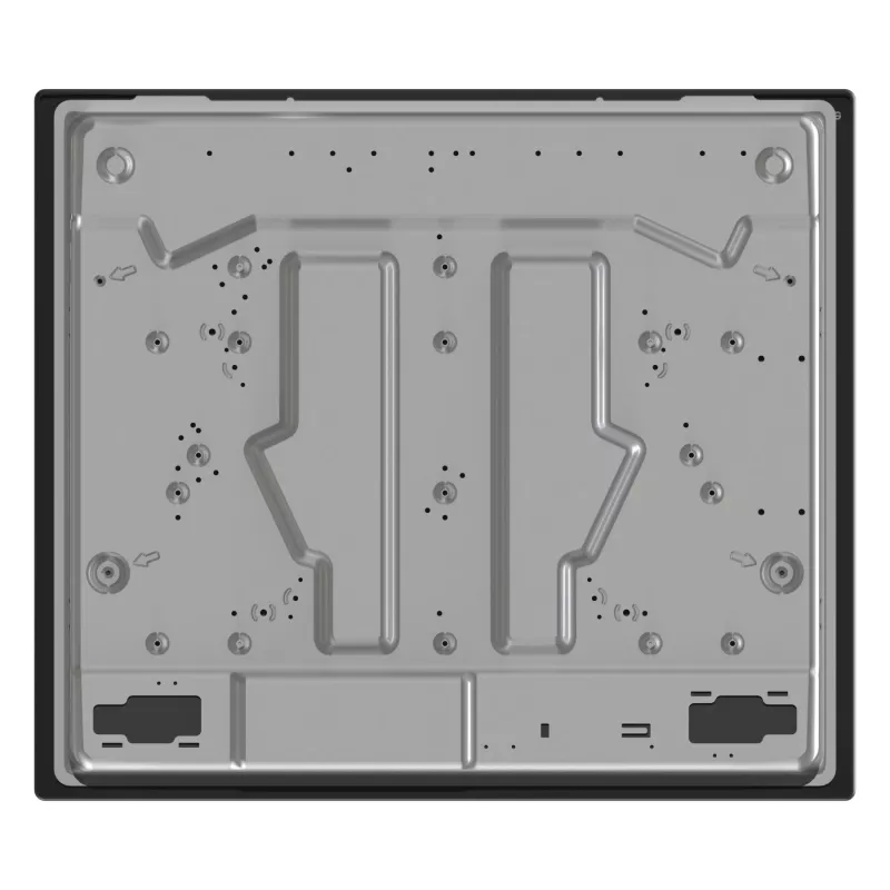 Gorenje Hob GW642AB Gas Number of burners/cooking zones 4 Rotary knobs Black
