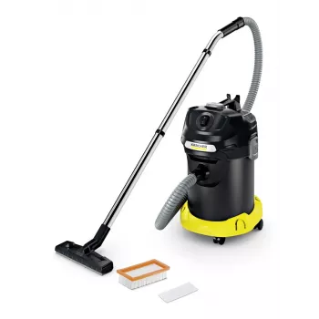Dry Vacuum Cleaner Karcher AD 4 Premium — 17 L, 600 W, bagless, metal hose, chrome tube