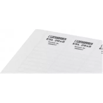 Phoenix Contact ESL - Polyester - perforiert - White - 40 x 17 mm 56 Labels