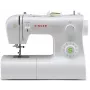 Sewing machine SINGER Tradition 2273 — semi-automatic, 23 stitches, 4-step buttonhole, free arm, white