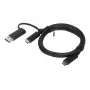 Lenovo 4X90U90618 USB cable USB 3.2 Gen 1 (3.1 Gen 1) 1 m USB A/USB C USB C Black