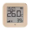 Temperature and humidity sensor Shelly H&T Gen3 WiFi — compact wireless environmental sensor (Mocha)